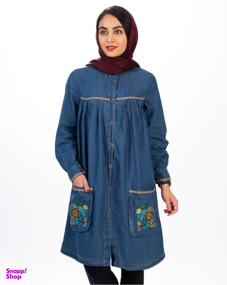 مانتو آواز آبی تیره