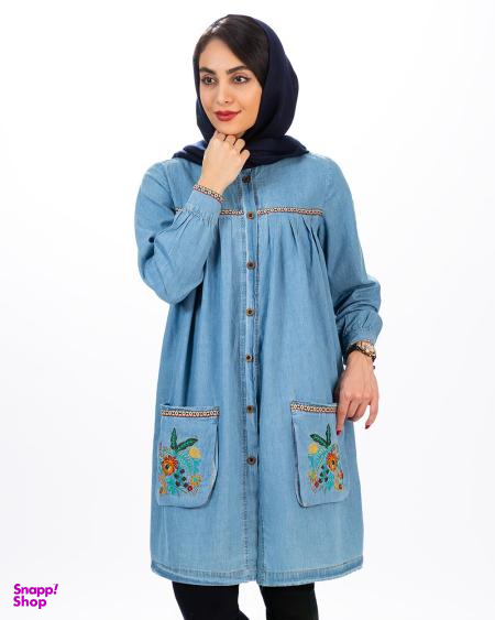 مانتو آواز آبی روشن