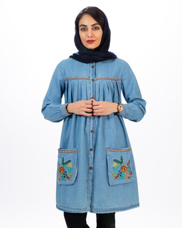 مانتو آواز آبی روشن
