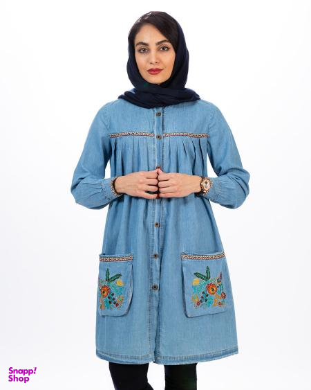 مانتو آواز آبی روشن