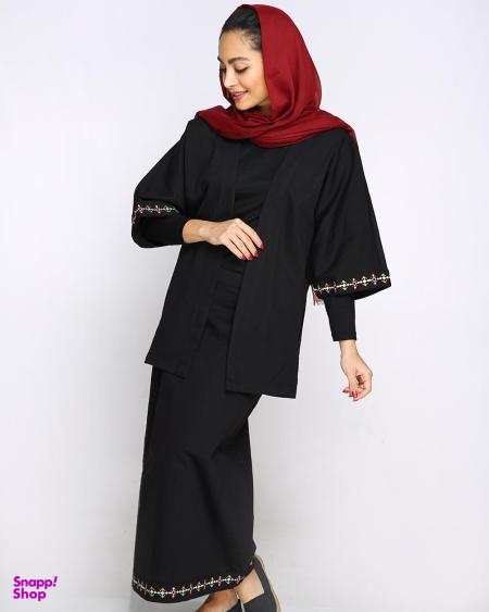 عبا دامن ژاله مشکی