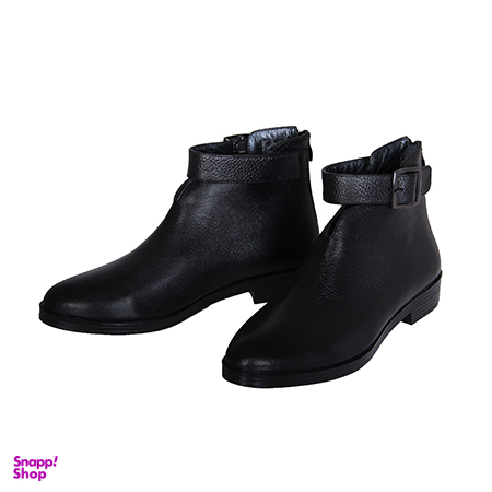 نیم بوت زنانه شهرچرم مدل pc1179 مشکی