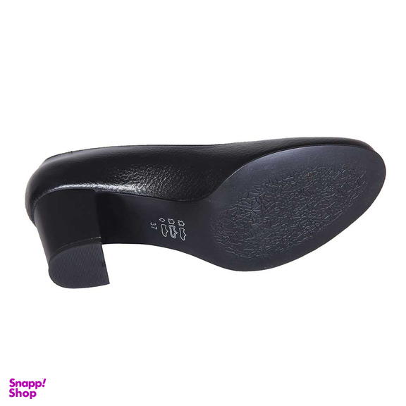 کفش زنانه چرمی مدل PC474 مشکی