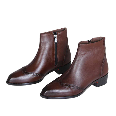 نیم بوت زنانه شهر چرم مدل F4101