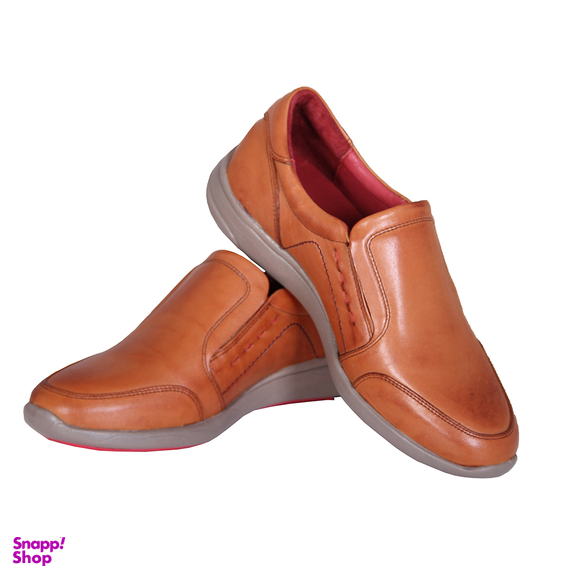 کفش روزمره زنانه شهرچرم مدل IR01029 عسلی