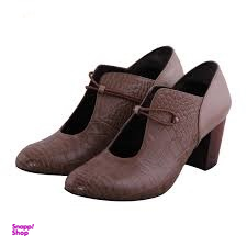 کفش چرم طبیعی زنانه شهر چرم مدل SL1014