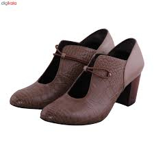 کفش چرم طبیعی زنانه شهر چرم مدل SL1014