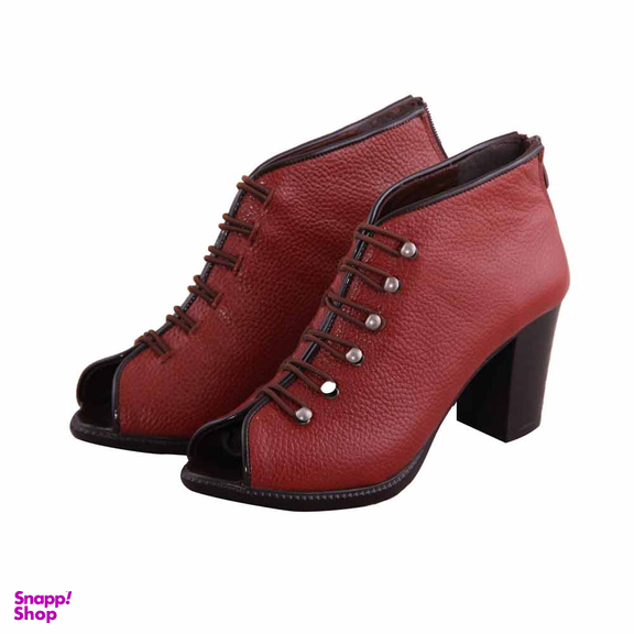 کفش چرم طبیعی زنانه شهر چرم مدل SL314