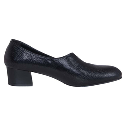کفش چرم طبیعی زنانه شهر چرم مدل 39966 مشکی