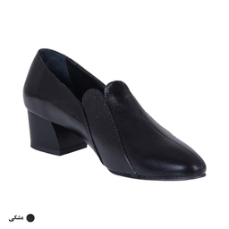 کفش چرم طبیعی زنانه شهر چرم مدل 39969 مشکی