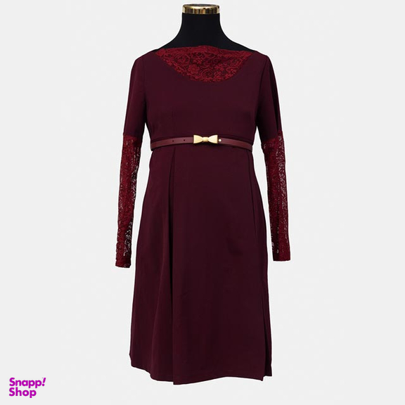 پیراهن بارداری سوگل کد 00040050000025 رنگ زرشکی