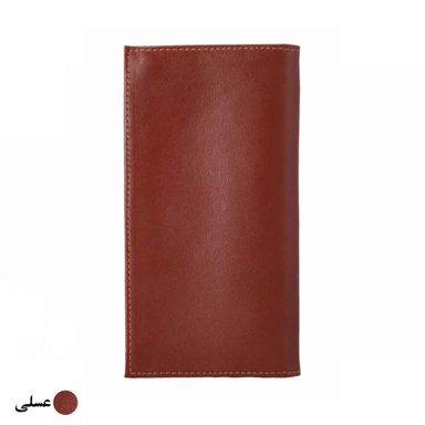 کیف دست چک چرم طبیعی مدل 122139