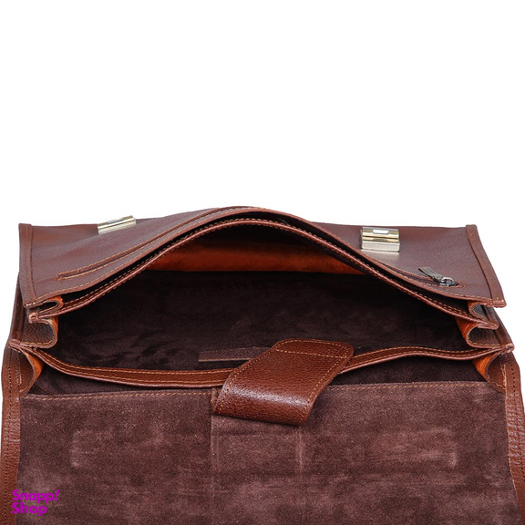 کیف چرم طبیعی مردانه کد AB111617