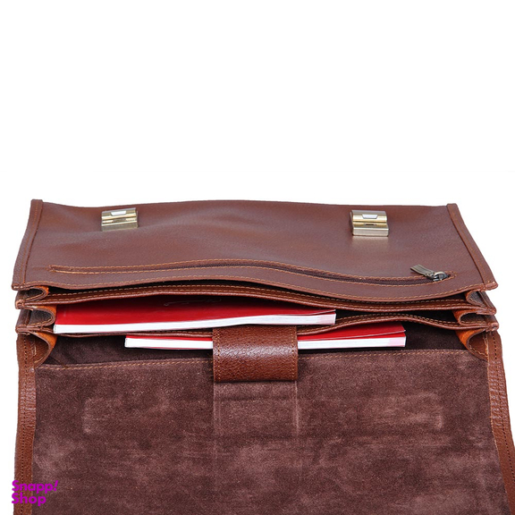 کیف چرم طبیعی مردانه کد AB111617