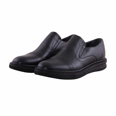 کفش رسمی چرم طبیعی مردانه مدل T39962 مشکی