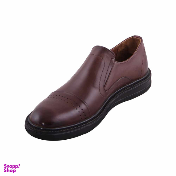 کفش رسمی چرم طبیعی مردانه مدل T39962 قهوه ای