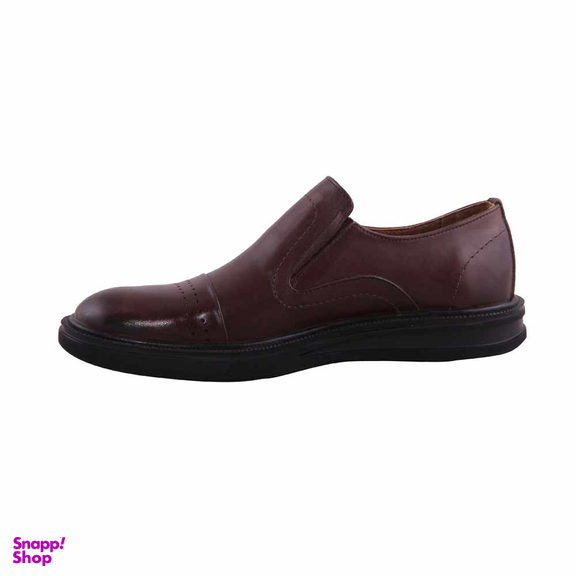 کفش رسمی چرم طبیعی مردانه مدل T39962 قهوه ای