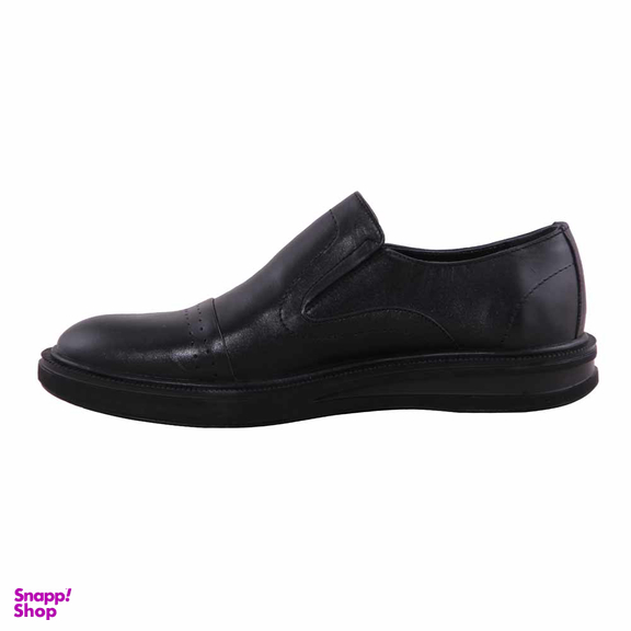 کفش رسمی چرم طبیعی مردانه مدل T39962 مشکی