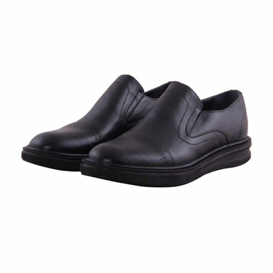کفش رسمی چرم طبیعی مردانه مدل T39962 مشکی