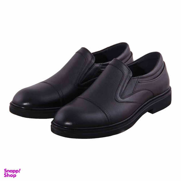 کفش چرم طبیعی رسمی مردانه کد MT4484 مشکی