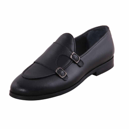کفش چرم طبیعی رسمی مردانه کد S961 مشکی