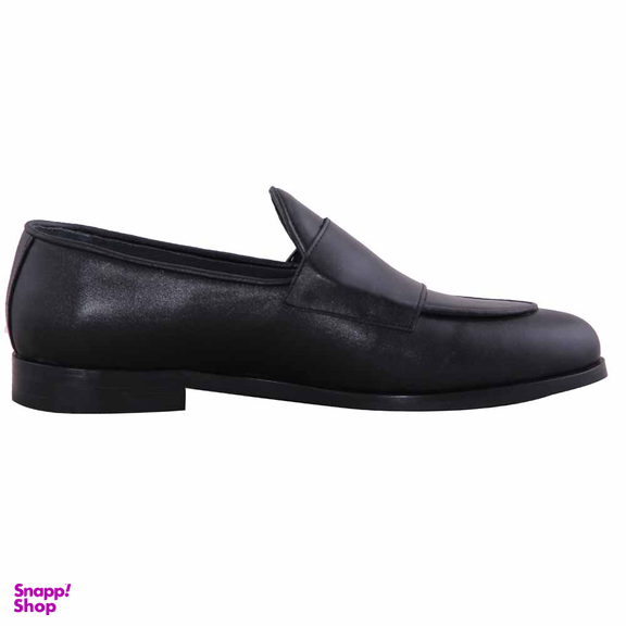 کفش چرم طبیعی رسمی مردانه کد S961 مشکی