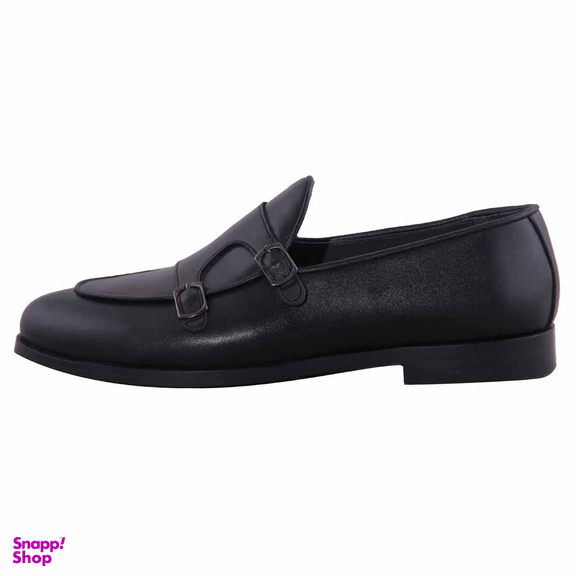 کفش چرم طبیعی رسمی مردانه کد S961 مشکی