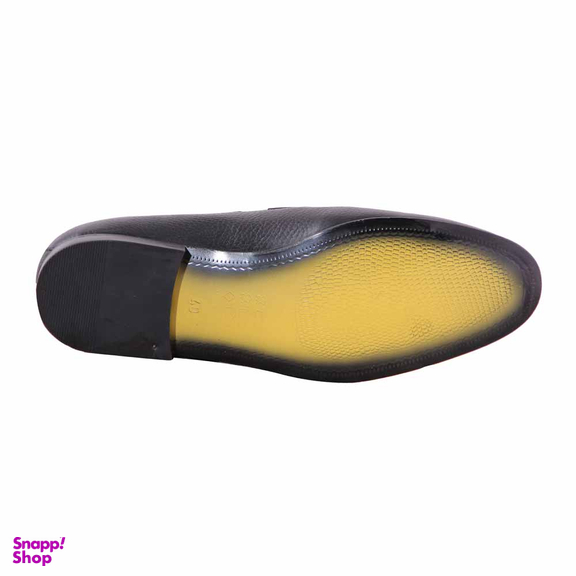 کفش چرم طبیعی رسمی مردانه کد S17002 مشکی