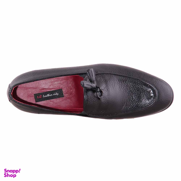 کفش چرم طبیعی رسمی مردانه کد S17002 مشکی