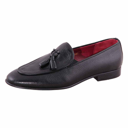کفش چرم طبیعی رسمی مردانه کد S17002 مشکی