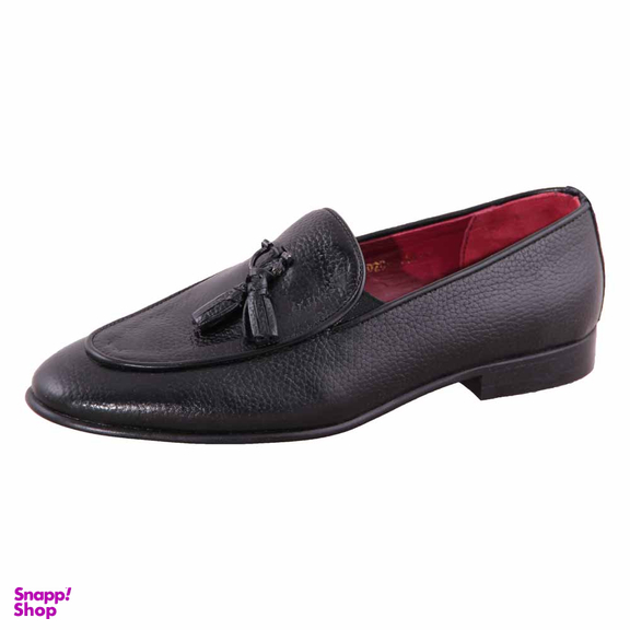 کفش چرم طبیعی رسمی مردانه کد S17002 مشکی