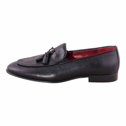 کفش چرم طبیعی رسمی مردانه کد S17002 مشکی