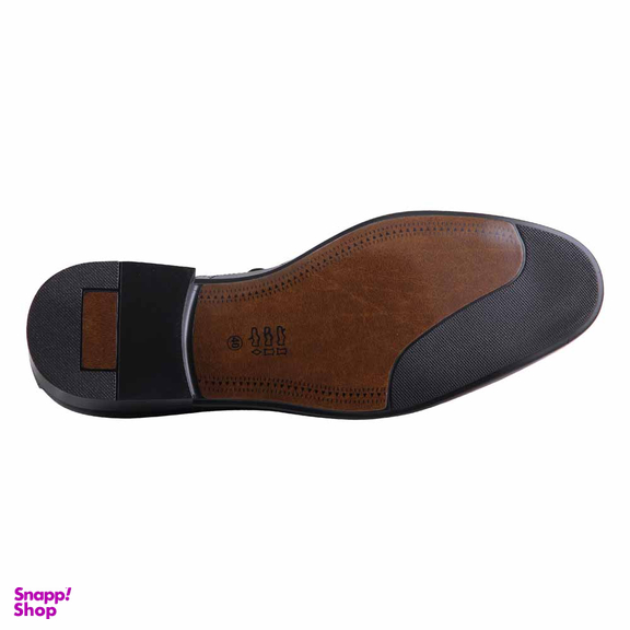 کفش چرم طبیعی رسمی مردانه کد 39998 مشکی