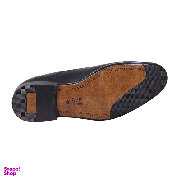 کفش چرم طبیعی رسمی مردانه کد 39999 مشکی