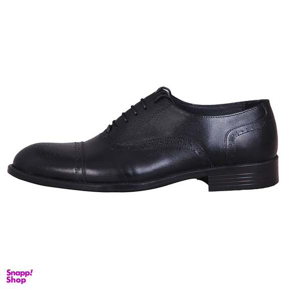 کفش چرم طبیعی رسمی مردانه کد 39999 مشکی