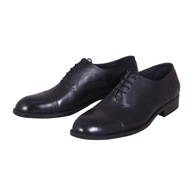 کفش چرم طبیعی رسمی مردانه کد 39999 مشکی