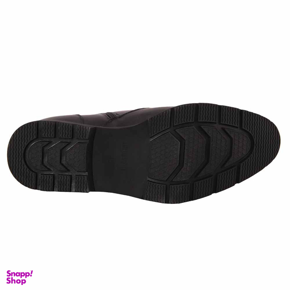کفش چرم طبیعی رسمی مردانه کد M408 مشکی