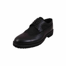 کفش چرم طبیعی رسمی مردانه کد M8312 مشکی