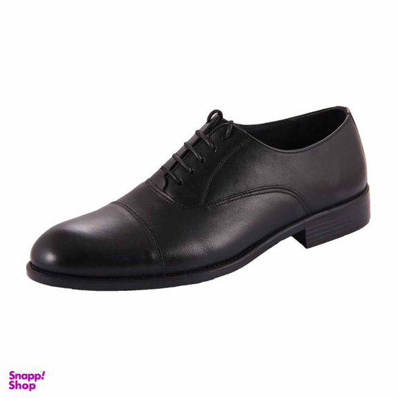 کفش چرم طبیعی رسمی مردانه کد 39736 مشکی