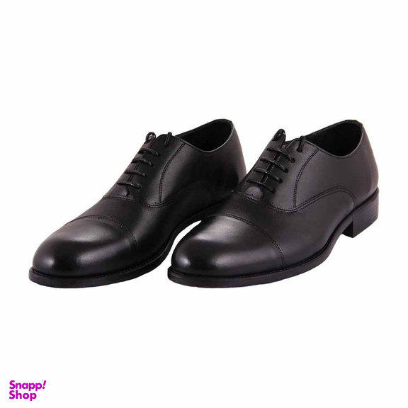 کفش چرم طبیعی رسمی مردانه کد 39736 مشکی