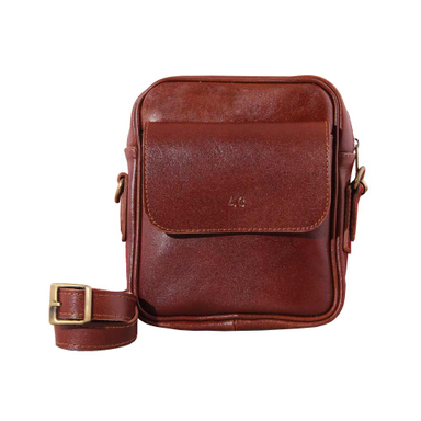 کیف چرم طبیعی دوشی مردانه کد AB111614