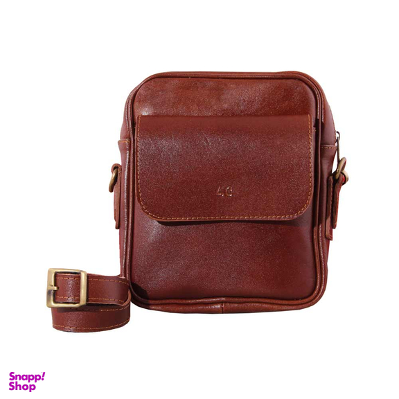 کیف چرم طبیعی دوشی مردانه کد AB111614