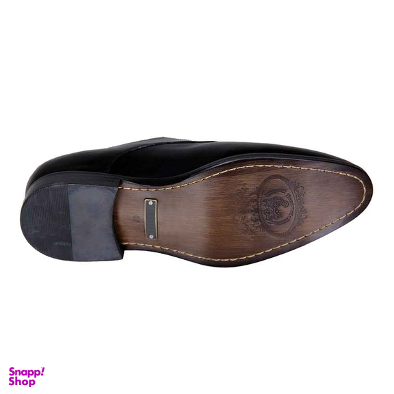 کفش چرمی مردانه مدل 1 GH421 مشکی