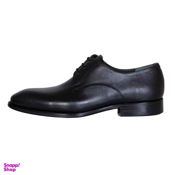 کفش چرمی مردانه مدل 1 GH421 مشکی