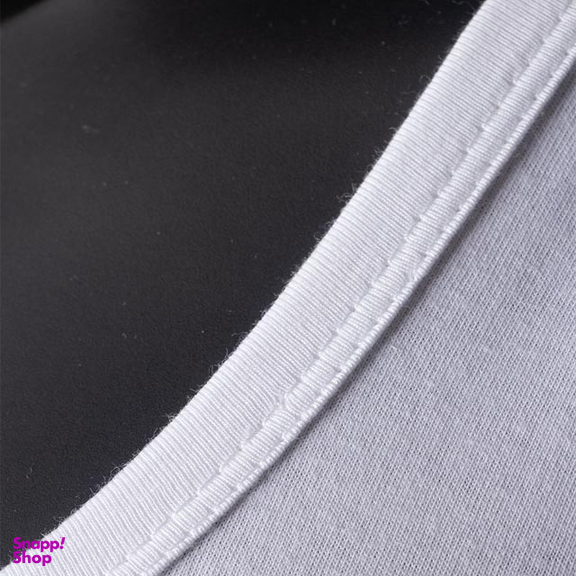 زیرپوش رکابی ساده سفید نانو نیکوتن پوش (Nikootanpoosh)