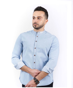 پیراهن حامی رنگ آبی آسمانی