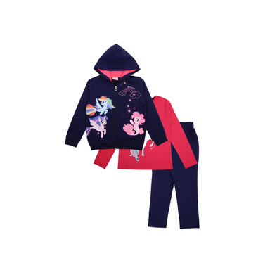ست دخترانه سوییشرت، بلوز و شلوار PONY