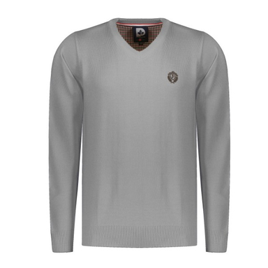 پلیور مردانه پاییزان مدل P700 رنگ طوسی روشن