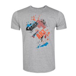 تیشرت آستین کوتاه مردانه پاییزان مدل T20 رنگ طوسی روشن