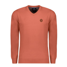 پلیور مردانه پاییزان کد P700 رنگ آجری روشن